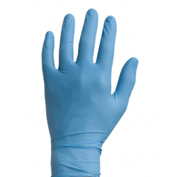 Rękawiczki nitrylowe niebieskie VAT8- opakowanie 100 szt.
